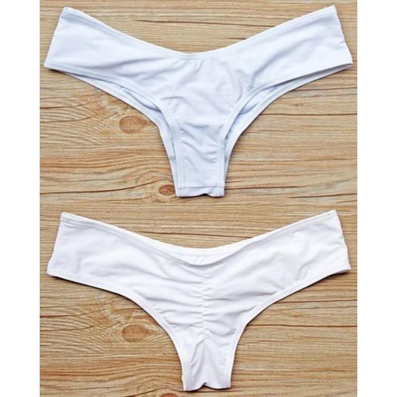 S-XL Sexy Women's Brazilian Bikini - Cheeky Bottom Thong V Swimwear, Swimsuit Panties, Briefs | Women's Swimsuit