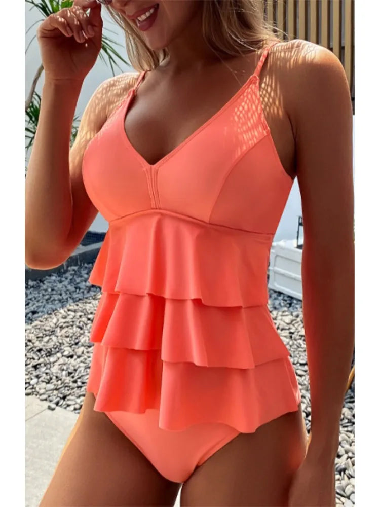 High-Waist Bikini Set – Two-Piece Swimsuit for Women’s Beachwear & Summer Swimwear