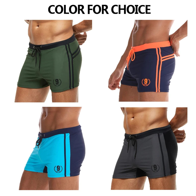 Men's Swimming Briefs Swimtrunks Homens Maillot De Bain Boy Swimwear Male Beach Swimsuit Waterproof Underpants