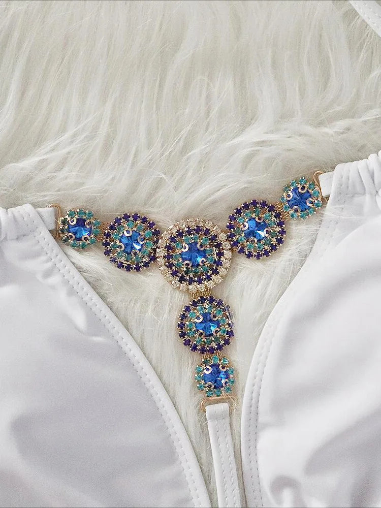 Extreme Mini Micro String Bikini – Diamond Two-Piece Thong Swimsuit for Women