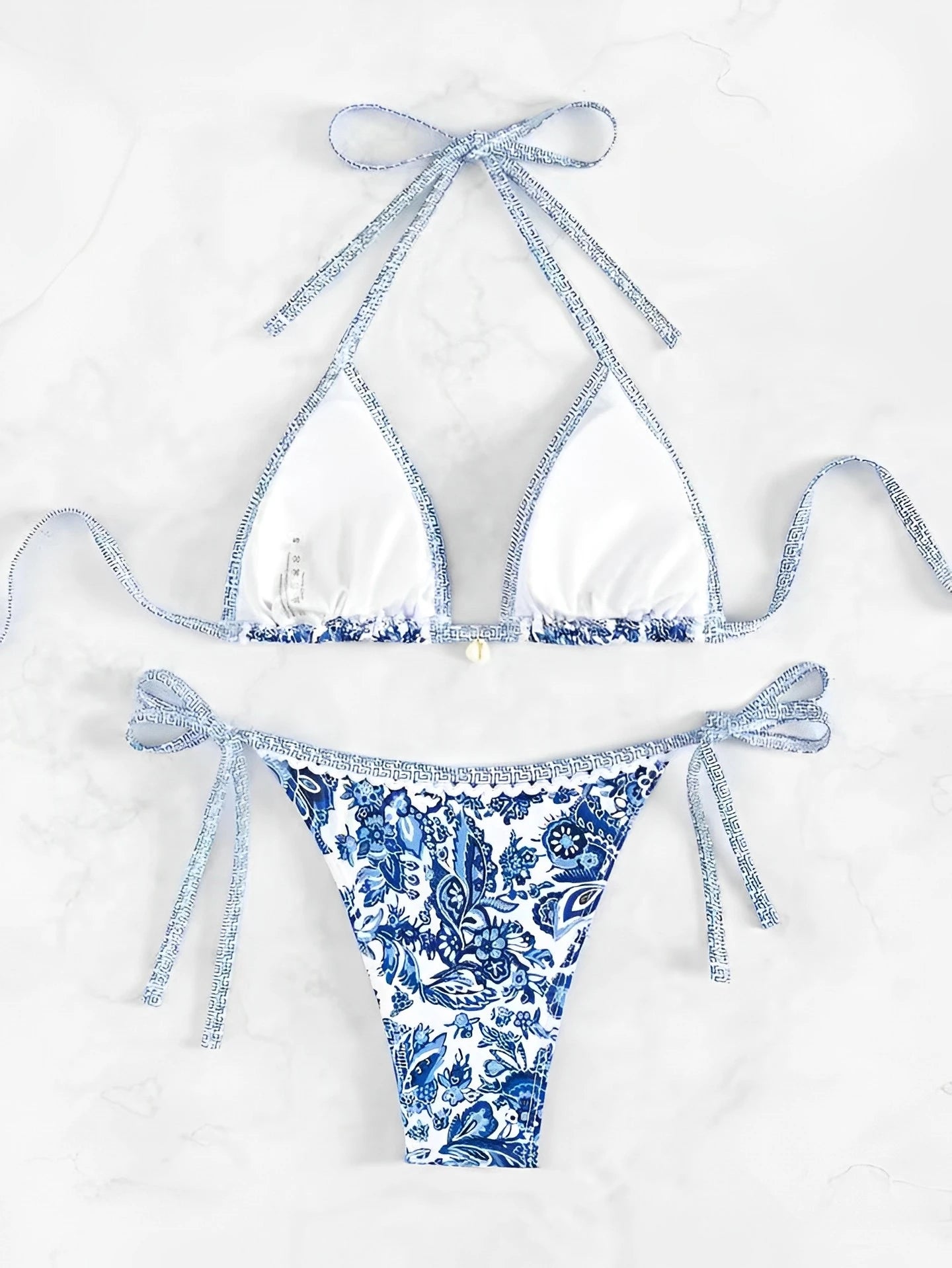 2025 Halter String Triangle Bikini – Two-Piece Swimsuit for Women’s Summer Beachwear